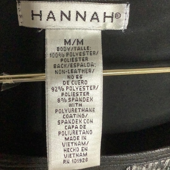 HANNAH black stripe split back top - Picture 4 of 7